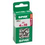 UNIVERSALSKRUE SPAX T-STAR PLUS WIROX 4-KUT 4,5X16MM 20STK