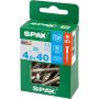 TRESKRUE SPAX RUSTFRI TFT 4,5X40MM 25STK