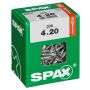 UNIVERSALSKRUE SPAX T-STAR PLUS WIROX 4CUT 4X20MM 300STK