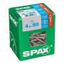 UNIVERSALSKRUE SPAX RUSTFRI A2 4,5X50MM 75 STK