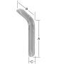 HYLLEKNEKT VORMANN TITAN-GRÅ 195 X 135 MM