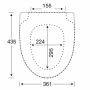 TOALETTSETE PRESSALIT SIGN/SPIRA S1092 SVART