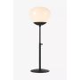 BORDLAMPE MARKSLÖJD RISE SVART/HVIT E27