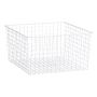 TRÅDKURV ELFA 527X527X285MM HVIT