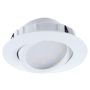 LED-INNBYGNINGSSPOT EGLO TINUS 500 LM 3000K Ø84 MM
