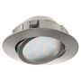 LED-INNBYGNINGSSPOT EGLO TINUS 230V Ø84 MM 500 LM