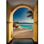 FOTOTAPET KOMAR SANTORINI 184X254CM
