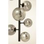 TAKLAMPE ANETA LIGHTNING MOLEKYL SVART/RØYK