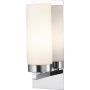 VEGGLAMPE MARKSLÖJD NORRSUNDET KROM/HVIT E14 IP44