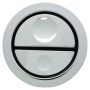 SPYLEKNAPP GEBERIT MØBELTRYK KROM 64 MM RUND DUAL FLUSH