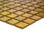 MOSAIKK SQUARE GOLD STRUCTURE 2.3X2.3CM 4MM