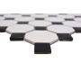 MOSAIKK OCTA WHITE MATT WITH BLACK GLOSSY OCTA G468