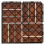 HELLER BAUHAUS AKASIE 300X300X20MM BRUN