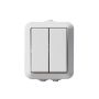 STRØMBRYTER ABB KRON JUSSI HVIT IP44