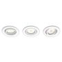 INNBYGGINGSSPOT PHILIPS MYLIVING SHELLBARK 3X4,5W HVIT
