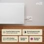 PANELOVN MILL MB700DN GLASS 700W 66,5X40CM