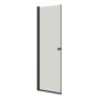 DUSJDØR SCANBAD FLEXI A80 KLART GLASS 80CM SVART