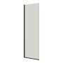 DUSJVEGG SCANBAD FLEXI D80 KLART GLASS 80CM SVART