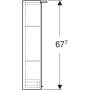 SPEILSKAP IFÖ 55CM HVIT                          