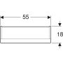 SPEILSKAP IFÖ 55CM HVIT                          