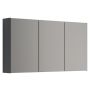 SPEILSKAP SCANBAD SELECT 3 DØRER GRÅ MATT 120CM