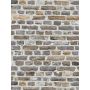 TAPET AC CREATION BATTLE OF STYLE MURSTEIN GRÅBRUNT