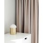 GARDIN HASTA DOKIE MØRKELEGGENDE 132X250 CM BEIGE