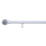 GARDINSTANG KIRSCH AURA SETT 90-160CM Ø19MM HVIT