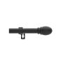 GARDINSTANG KIRSCH HAVANA SETT 90-160CM Ø19MM SVART
