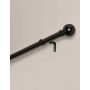 GARDINSTANG HASTA MIAMI 130-240 CM SVART