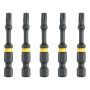 TORSJONBITS DEWALT DT7394T-QZ T15 57MM 5STK