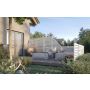 LEVEGG PALMAKO NINA2 HVITMALT 90X180CM