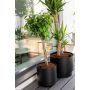 BLOMSTERPOTTE ORTHEX PAULINA RECYCLED SVART Ø25CM