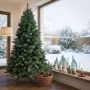 KUNSTIG JULETRE LYX U/LYS 210CM GRØNN