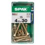 SPAX SENKHODE GUL 4,5X30, S 15 STK