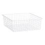 TRÅDKURV ELFA 527X527X185MM HVIT