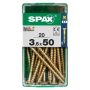 SPAX SENKHODE GUL 3,5X50, S 20 STK