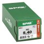 SKRUE SPAX SENKHODE TORX 5X40MM 500 STK