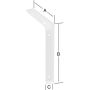 HYLLEKNEKT VORMANN ELEGANT 65X100 MM HVIT
