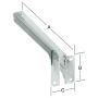 HYLLEKNEKT 285X60MM GALVANISERT