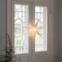 ADVENTSSTJERNE KONSTSMIDE 7-UDDIG 60CM SØLV