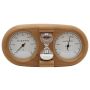 BADSTUETERMOMETER OG HYGROMETER SAUNIA BJØRK