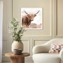 DEKORBILDE REINDERS NATURE COW SLIM RAMME 50X50CM TRE