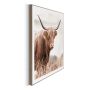 DEKORBILDE REINDERS NATURE COW SLIM RAMME 50X50CM TRE