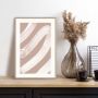 DEKORBILDE REINDERS WHITE CURVE SLIM RAMME TRE 20X30