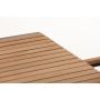SPISEGRUPPE SENSUM EKEBY & SKURU TEAK BORD + 6 STOLER SVART