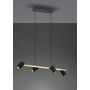 TAKLAMPE TRIO MARLEY 80CM SVART/GULL