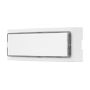 DØRKLOKKE REV MED LYS HVIT 90X32X18 MM