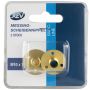 SKIVENIPPEL REV MESSING M10X1 Ø26MM E14/E27 2 STK