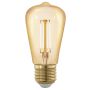 LYSPÆRE EGLO VINTAGE EDISON E27 4 W 320 LM VARM HVIT